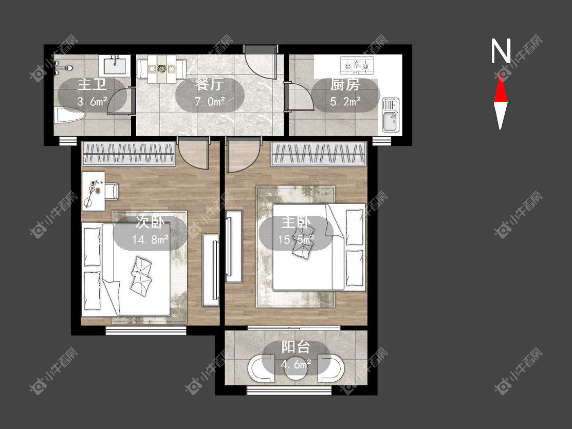 菱溪名居房源户型图 常州菱溪名居在租房源户型图_小牛看房