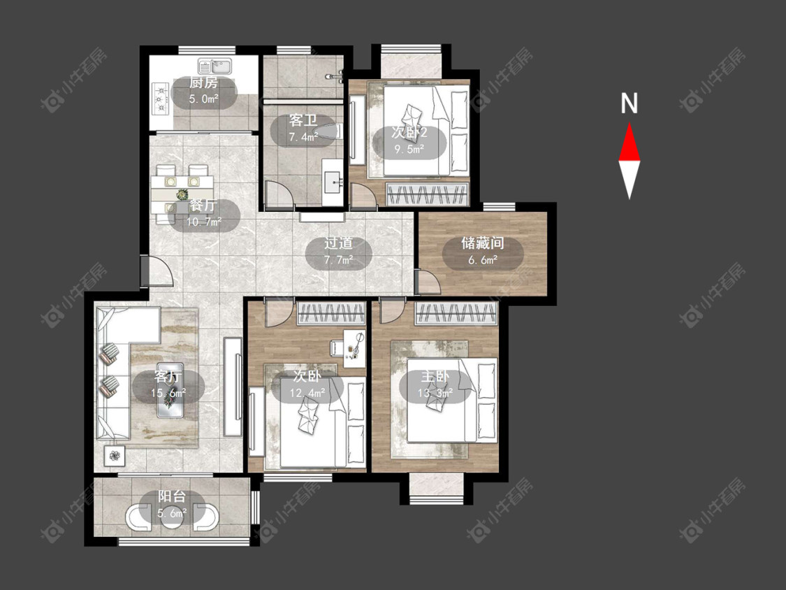 顺园二村房源户型图 常州顺园二村在售二手房源户型图_小牛看房