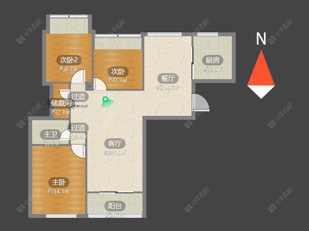 御城房源户型图 常州御城在售二手房源户型图_小牛看房