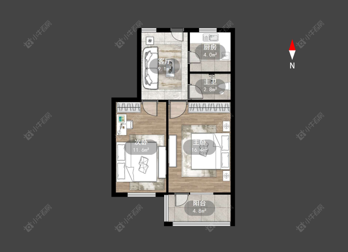 劳动新村南区房源户型图 常州劳动新村南区在售二手房源户型图_小牛看房