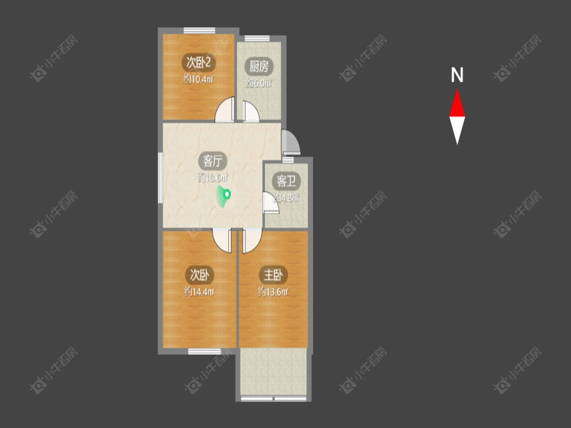 常州前桥新村在售二手房源户型图_小牛看房