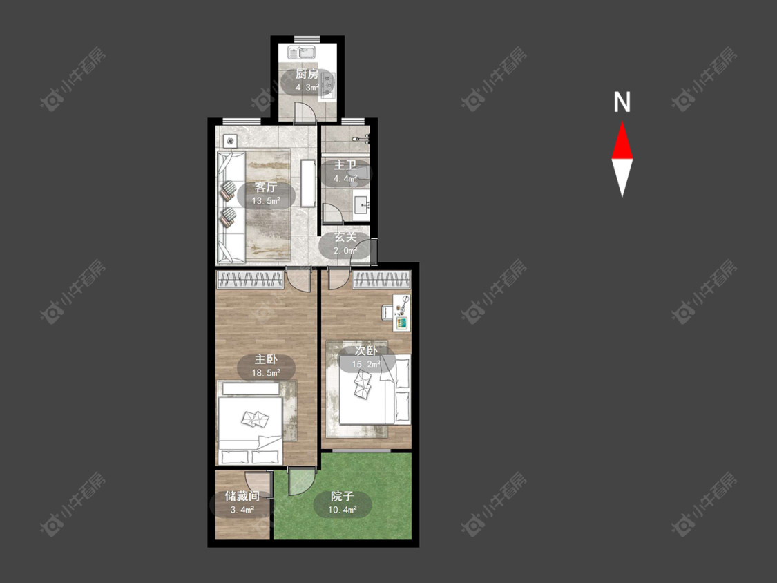 常州汇丰一村在售二手房源户型图_小牛看房