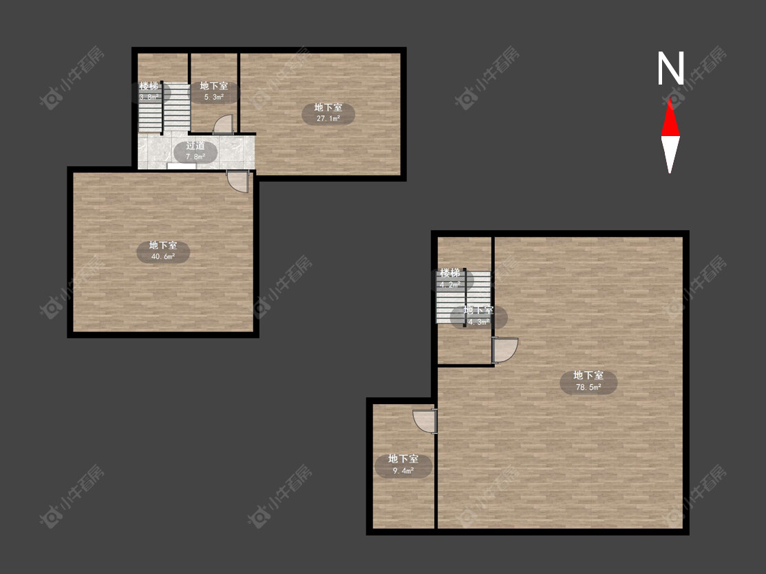 常州高成天鹅湖别墅区在售二手房源户型图_小牛看房