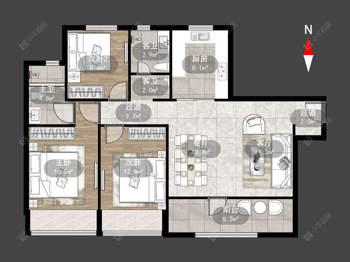 常州万科弘阳君望甲第在售二手房源_小牛看房
