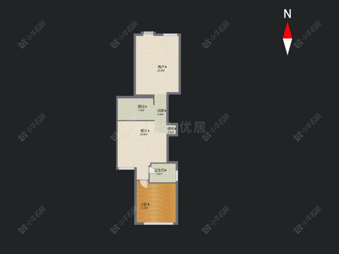 蓝山湖房源户型图 常州蓝山湖在售二手房源户型图_小牛看房