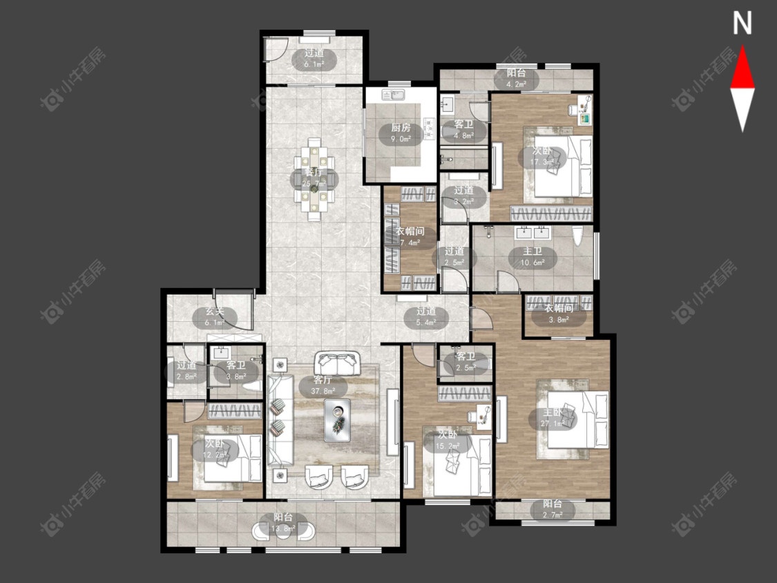 巨凝金水岸房源户型图 常州巨凝金水岸在售二手房源户型图_小牛看房