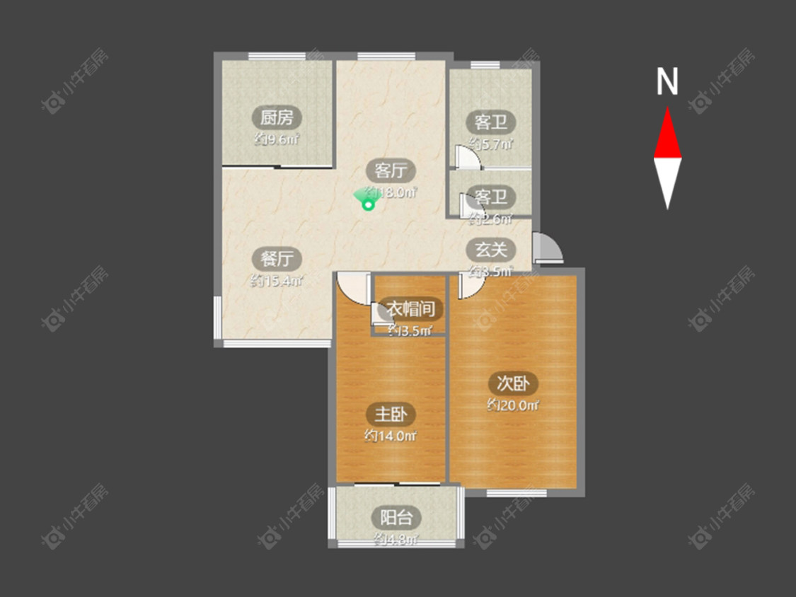 常州红梅西村在售二手房源户型图_小牛看房