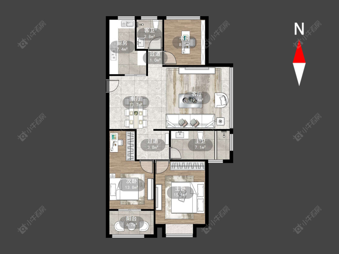 五星星韵城房源户型图 常州五星星韵城在售二手房源户型图_小牛看房