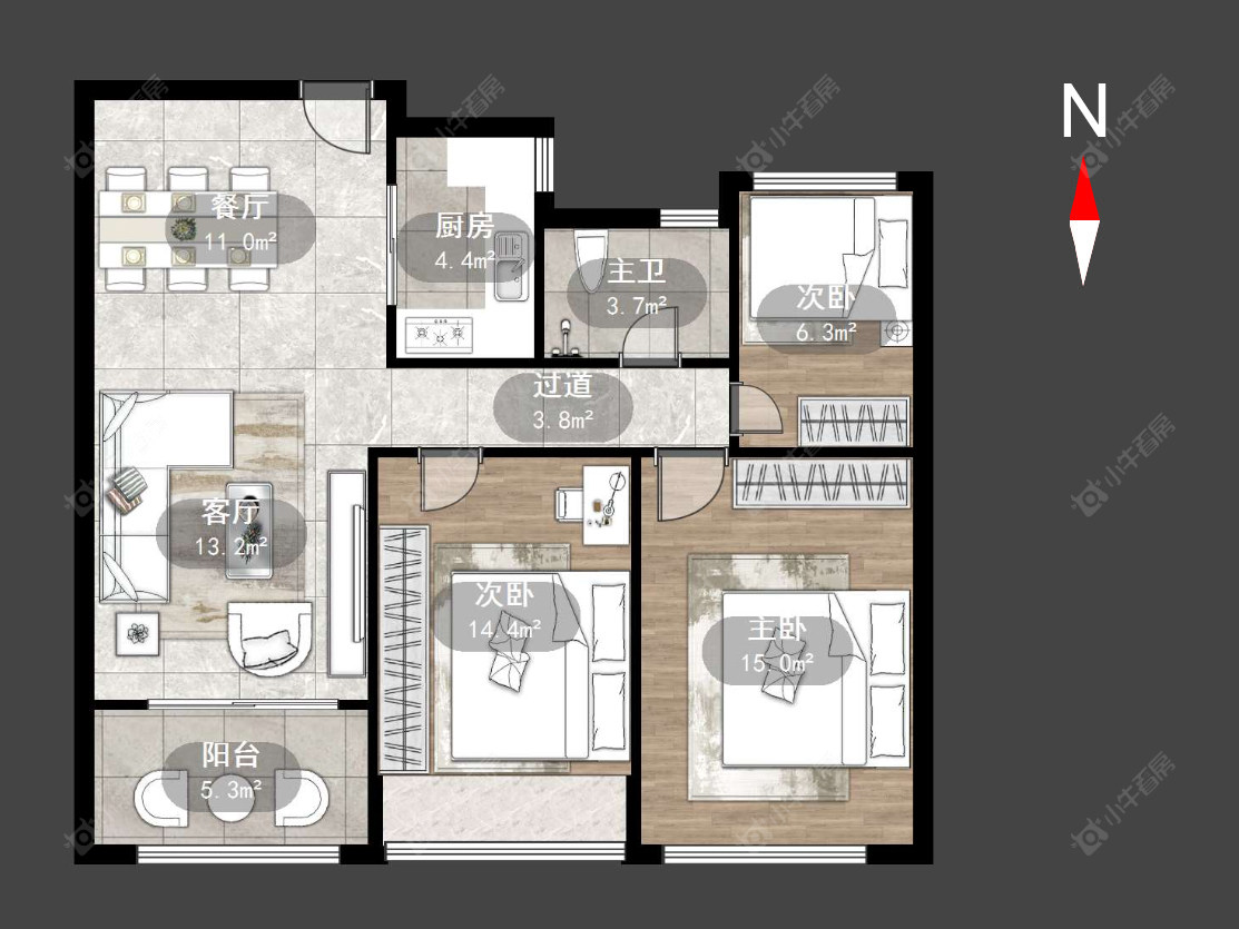 常州兰陵尚品花园在售二手房源户型图_小牛看房
