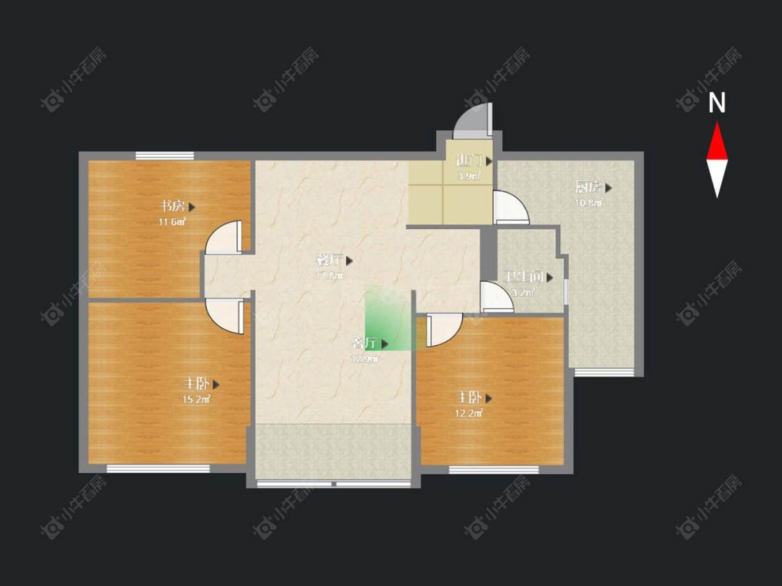 常州景瑞望府在售二手房房源户型图_小牛看房