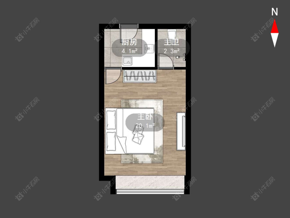 常州宝龙城市广场在售二手房源户型图_小牛看房