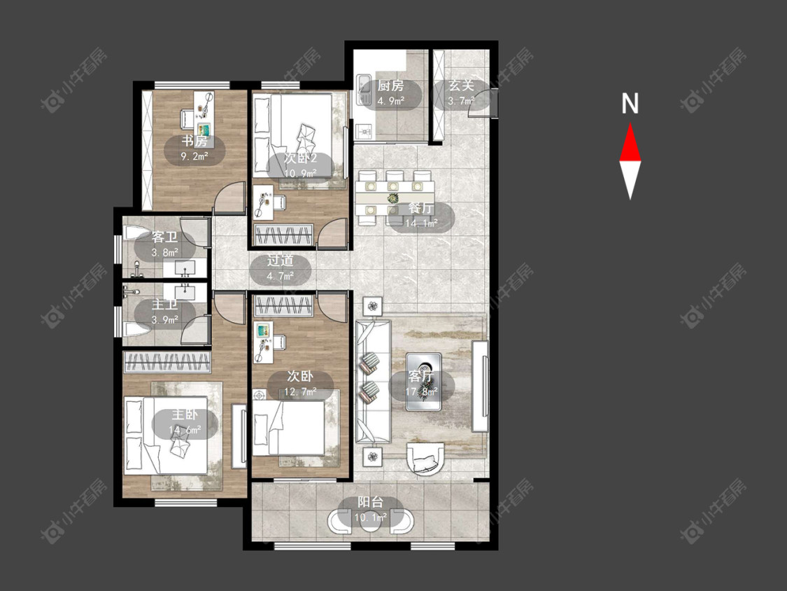 常州绿都万和城九区在售二手房源户型图_小牛看房