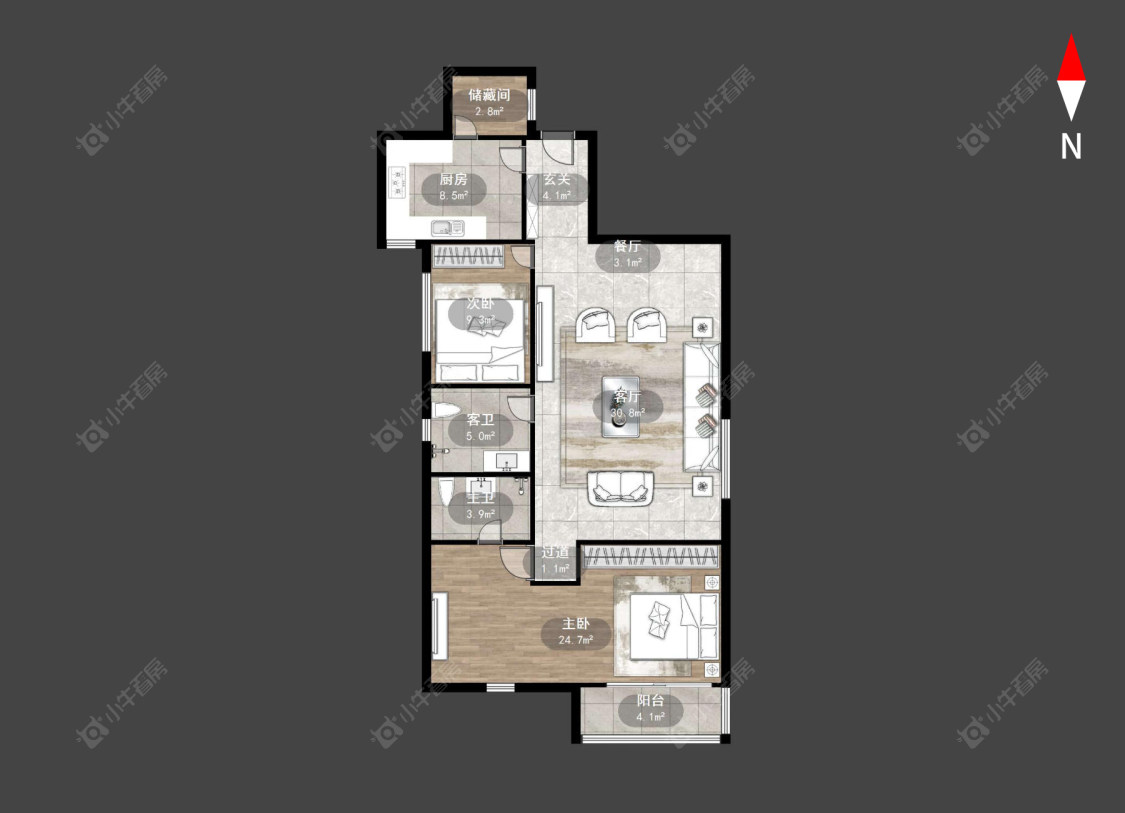 城市花园(天宁)房源户型图 常州城市花园(天宁)在售二手房源户型图_小牛看房