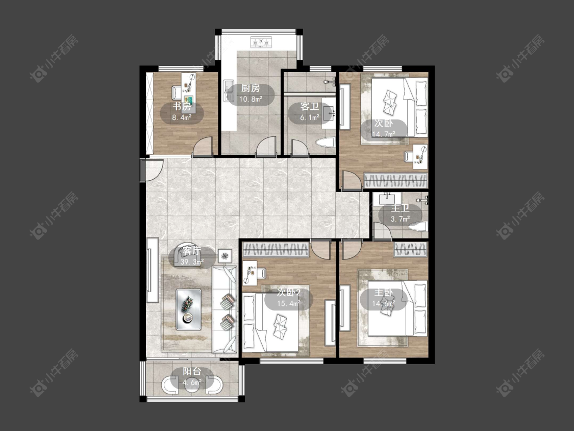 丹阳幸福二区在售二手房源户型图_小牛看房