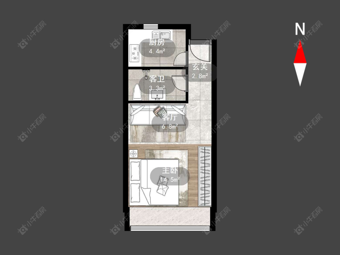 常州华府家园在售二手房源户型图_小牛看房