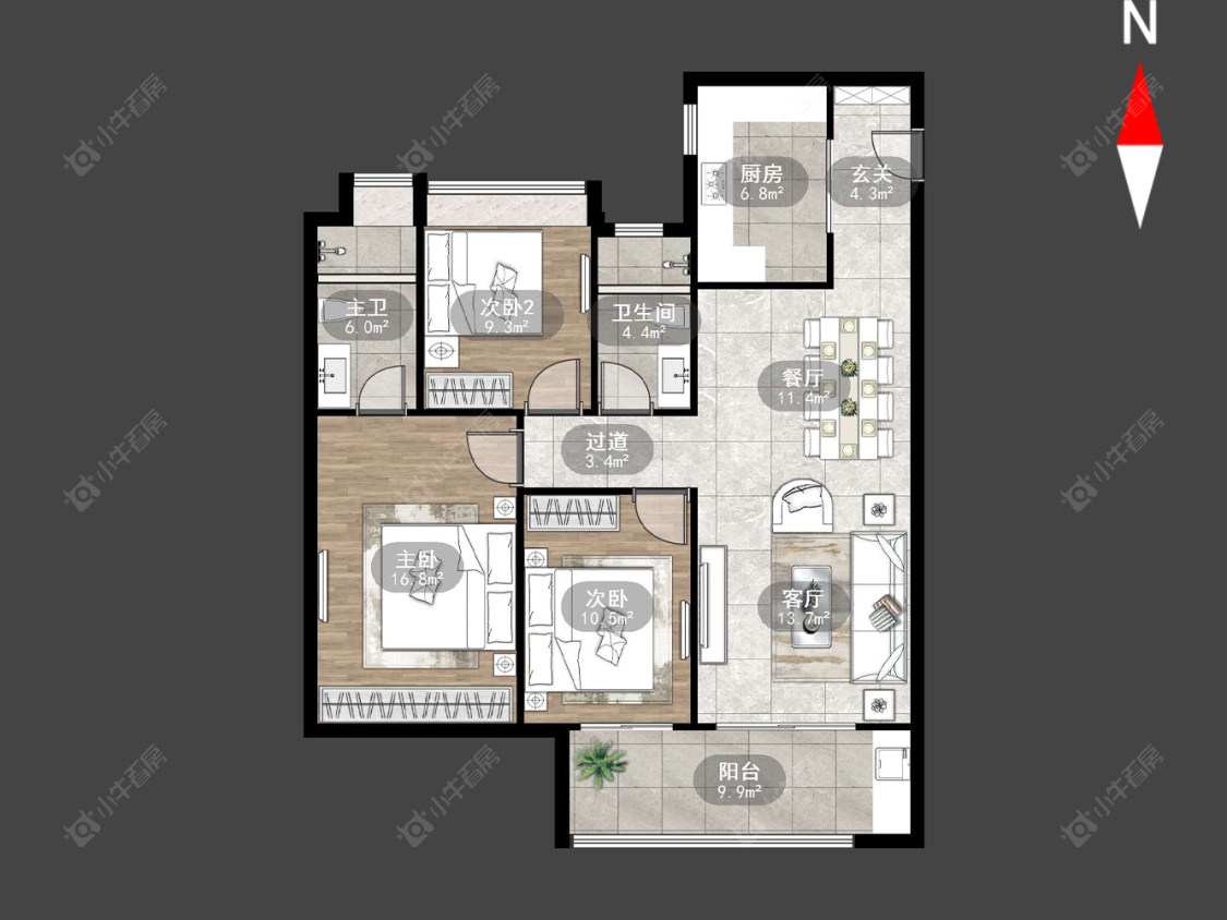 常州旭辉都会里在售二手房源_小牛看房