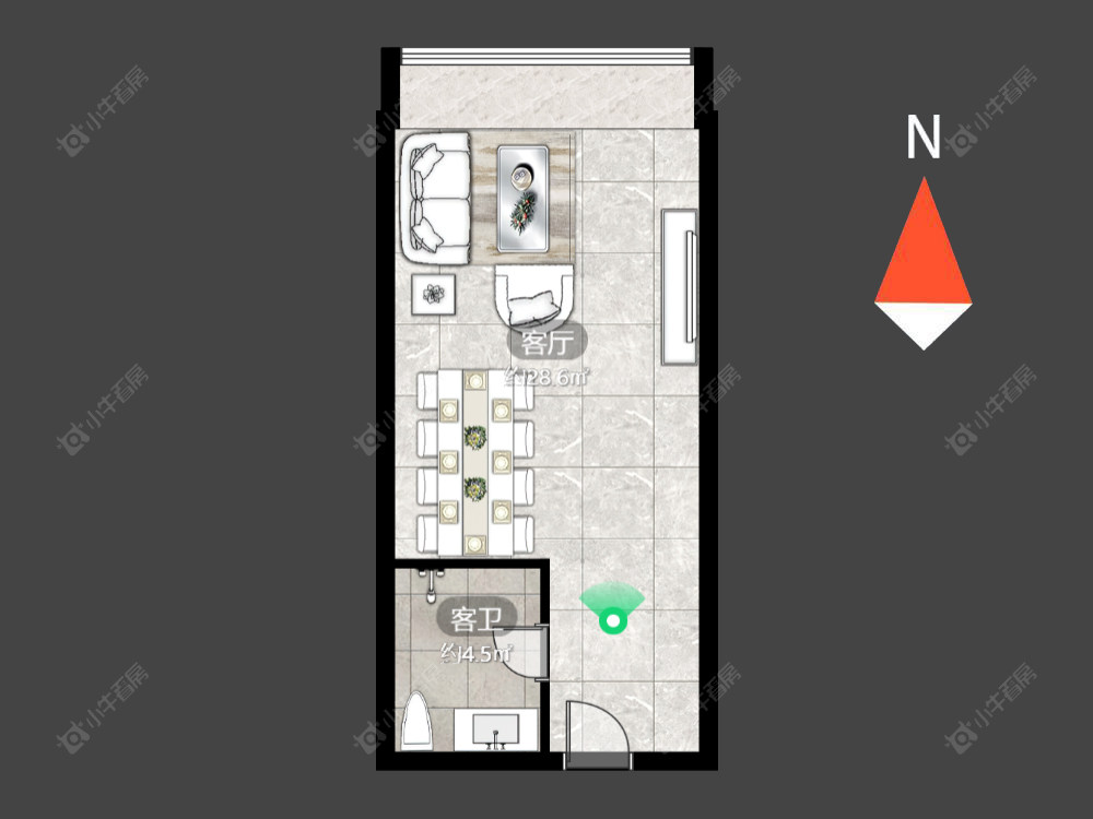 美的国宾府悦然寓房源户型图 常州美的国宾府悦然寓在售二手房源户型图_小牛看房