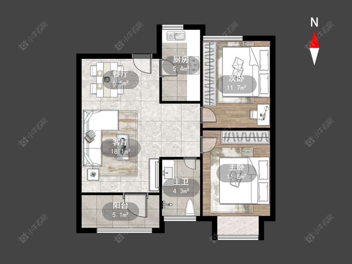 尚德花园房源户型图 常州尚德花园在售二手房源户型图_小牛看房