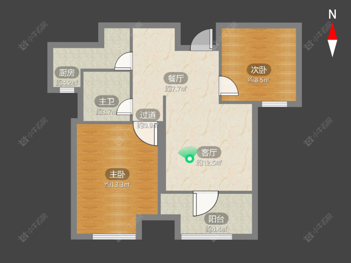 常州香溢紫郡一期在售二手房源户型图_小牛看房