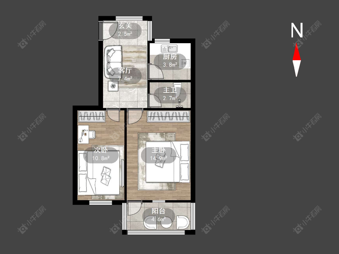 常州朝阳三村在售二手房源户型图_小牛看房