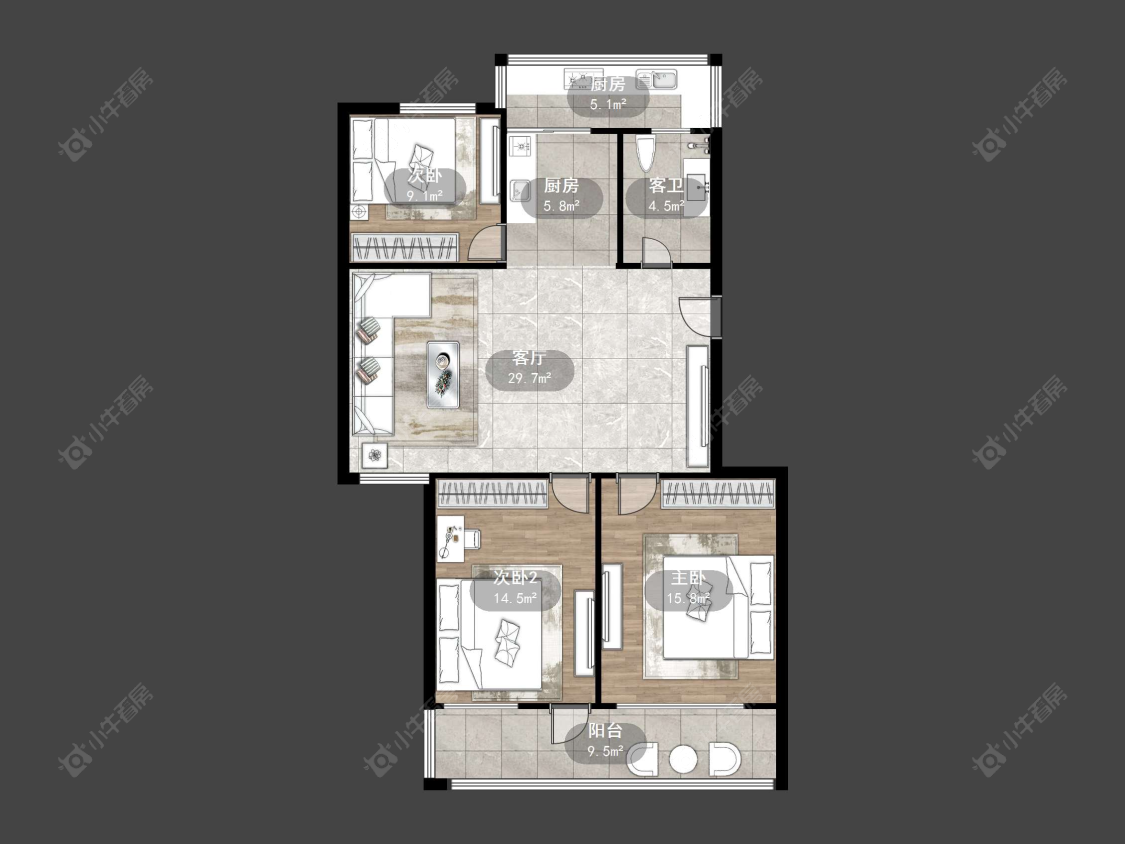 常州千家乐园在售二手房源户型图_小牛看房