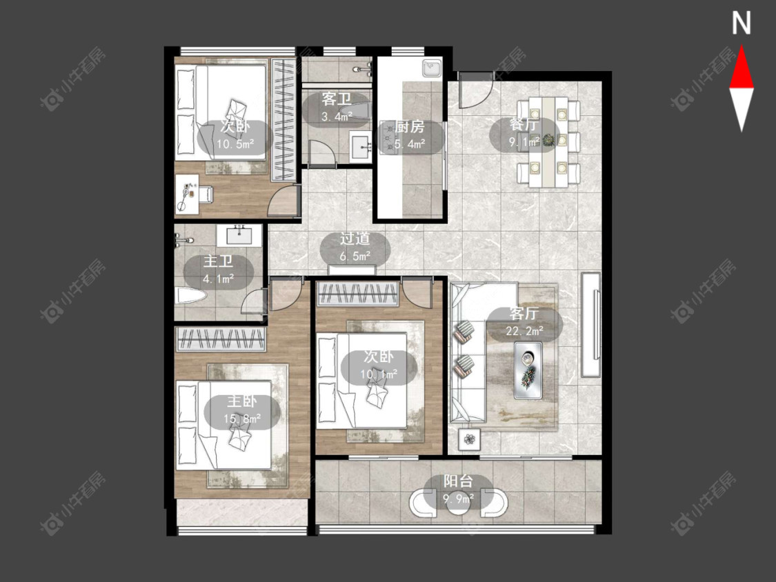 金鹰世界房源户型图 常州金鹰世界在售二手房源户型图_小牛看房