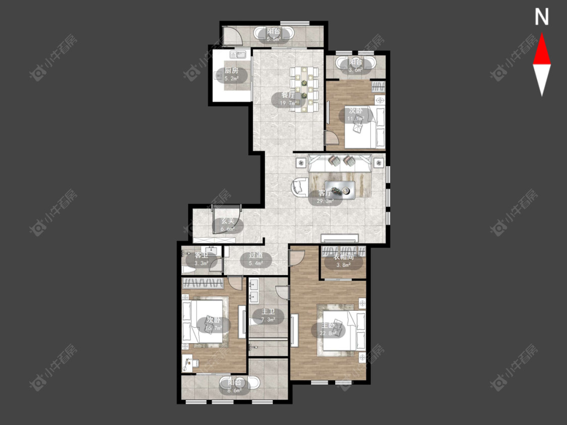 常州巨凝金水岸在售二手房源户型图_小牛看房
