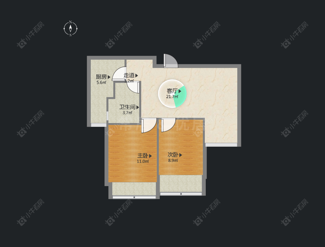 常州朗诗競园在售二手房源户型图_小牛看房