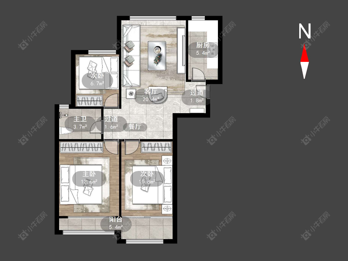 常州兰陵尚品花园在售二手房源户型图_小牛看房