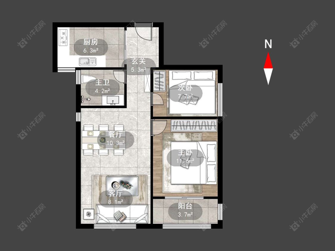 常州绿地世纪城一期在售二手房源户型图_小牛看房