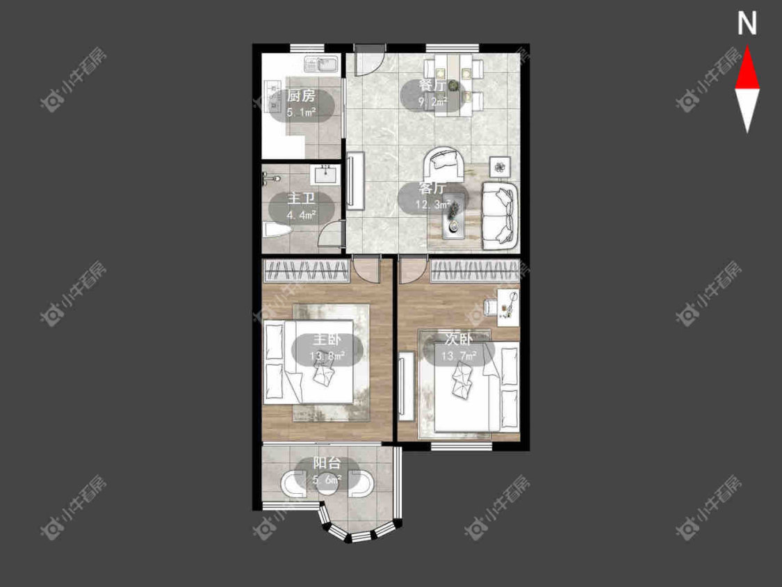 常州西上园在租房源室内图_小牛看房