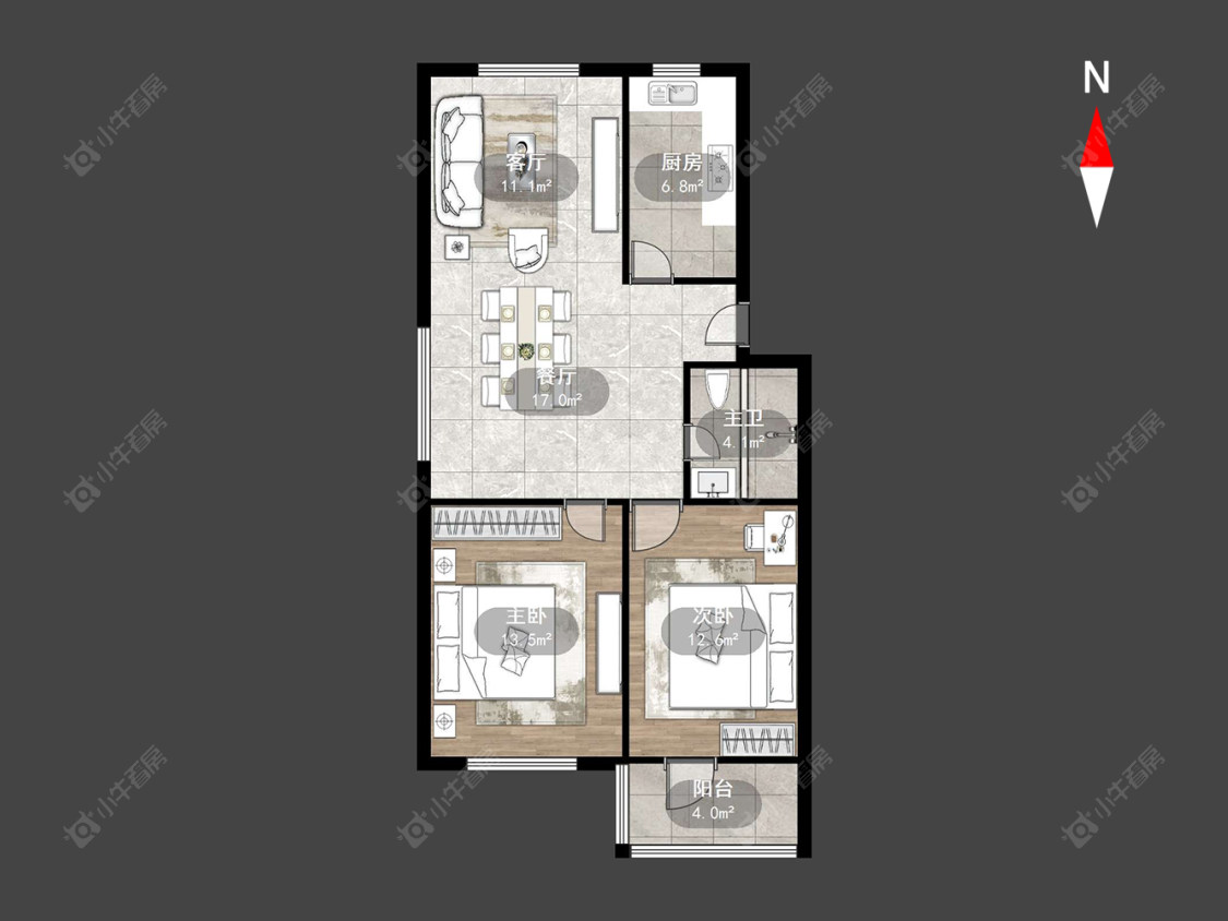 广景山庄房源户型图 常州广景山庄在售二手房源户型图_小牛看房