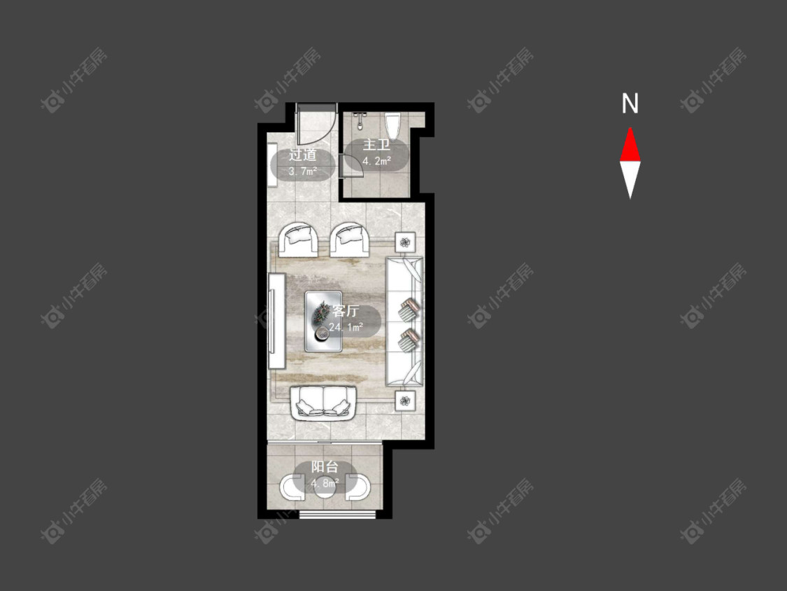常州世茂广场在售二手房源户型图_小牛看房
