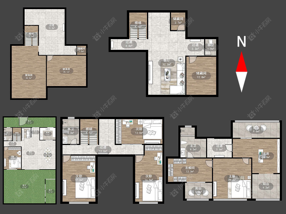 常州璞樾春秋在售二手房源户型图_小牛看房
