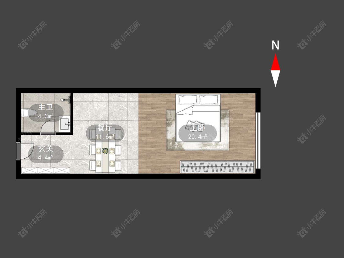 常州中港商务大厦在售二手房源户型图_小牛看房
