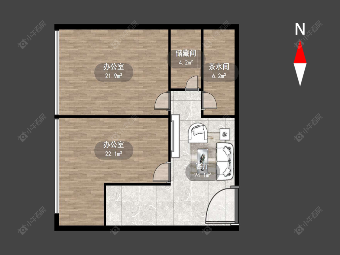常州传媒大厦在售二手房源户型图_小牛看房