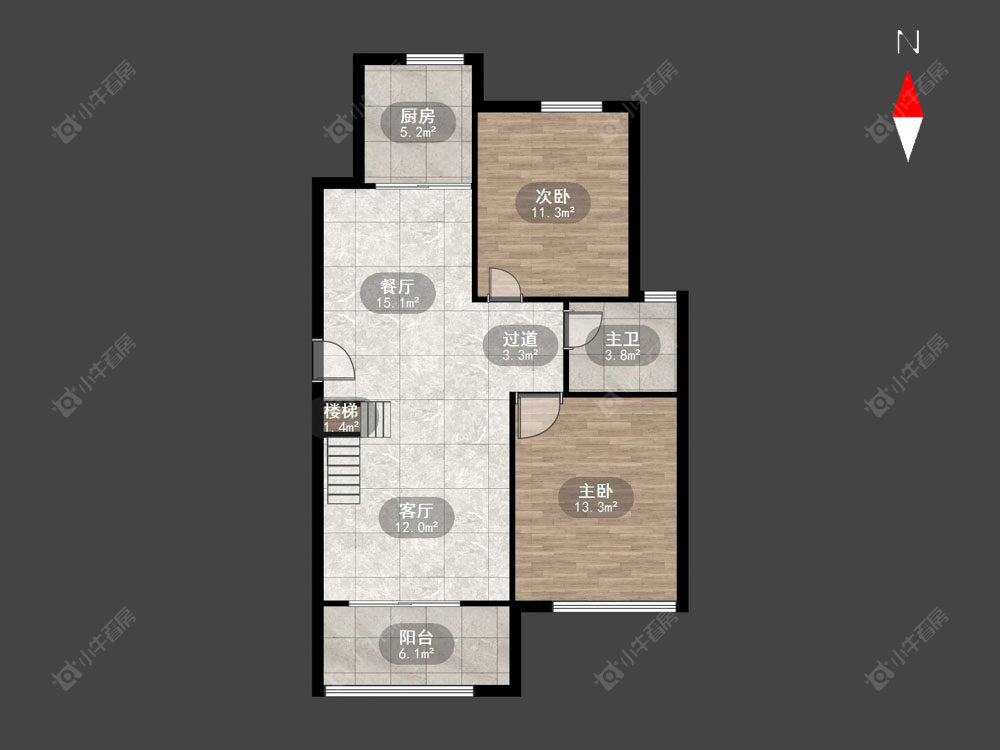 常州龙城福第在售二手房源户型图_小牛看房