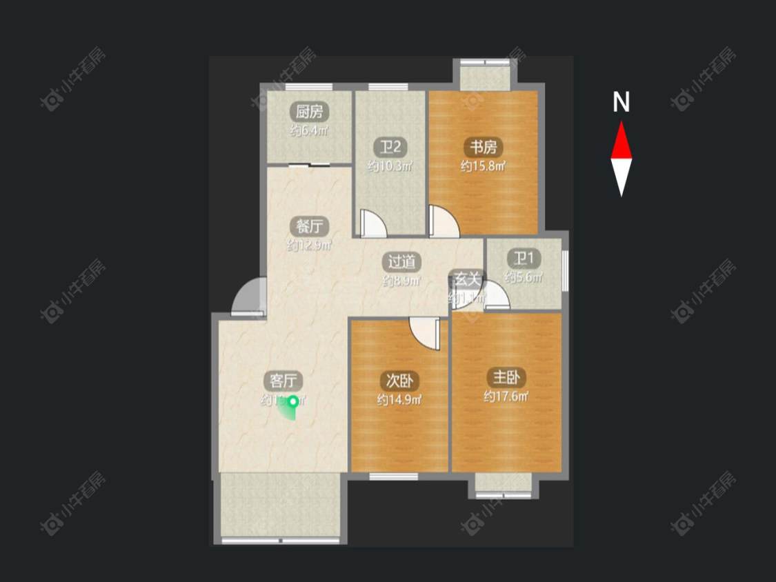 顺园二村房源户型图 常州顺园二村在售二手房源户型图_小牛看房