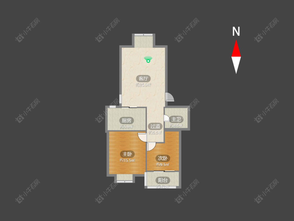 常州盛世名门在售二手房源户型图_小牛看房