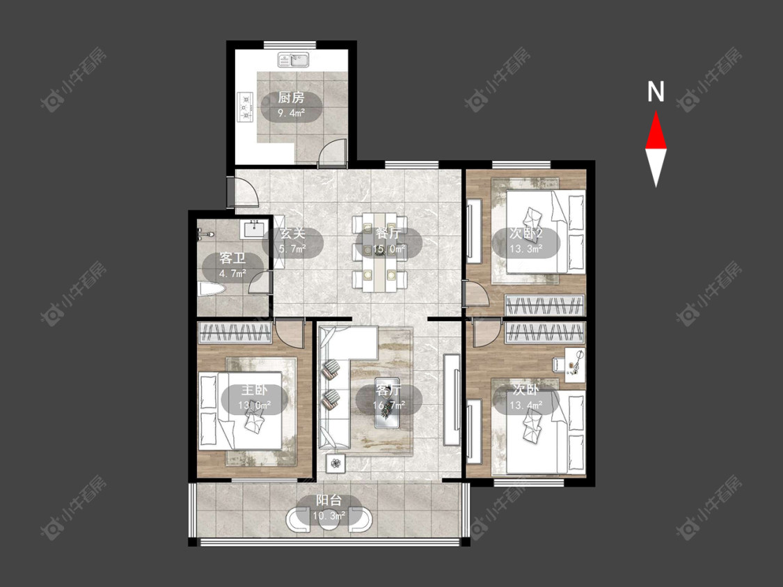 翠竹新村北区房源户型图 常州翠竹新村北区在售二手房源户型图_小牛看房