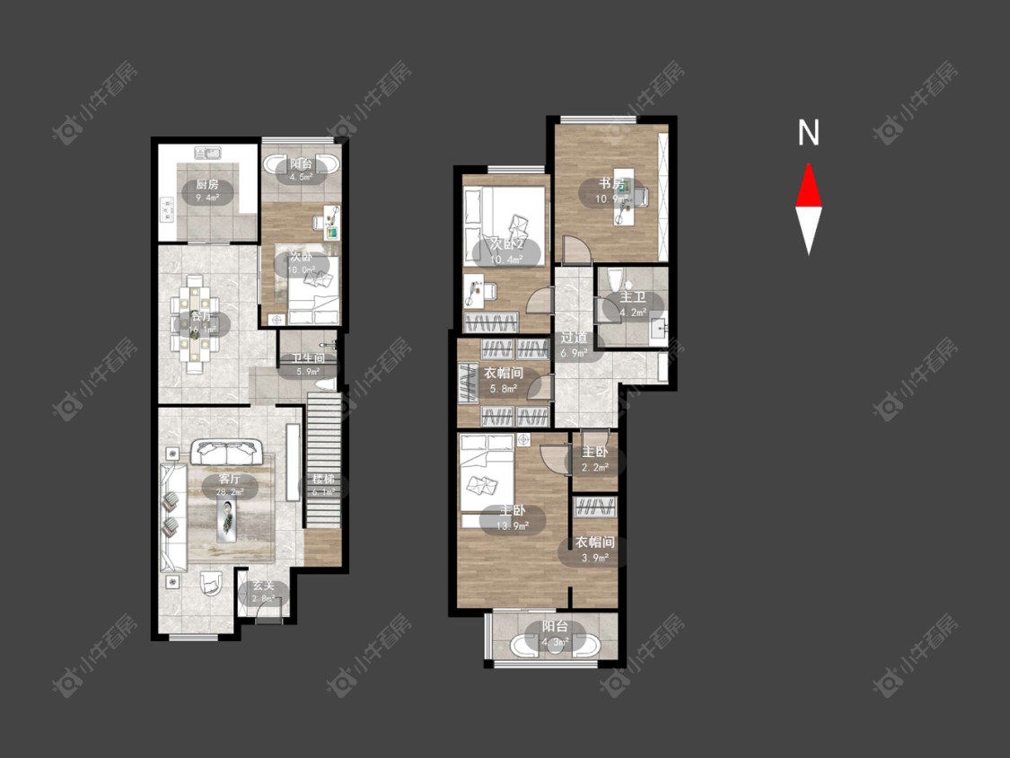 常州御花园(新北)在售二手房源户型图_小牛看房