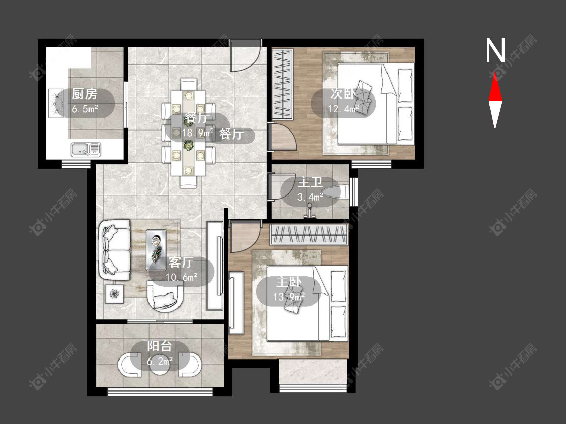 常州人民家园在售二手房源户型图_小牛看房