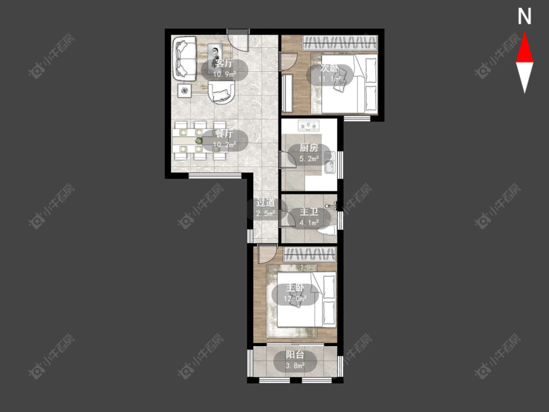 常州置信商务广场在售二手房源户型图_小牛看房
