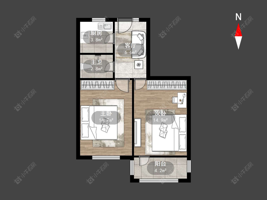 常州清潭新村在售二手房源户型图_小牛看房