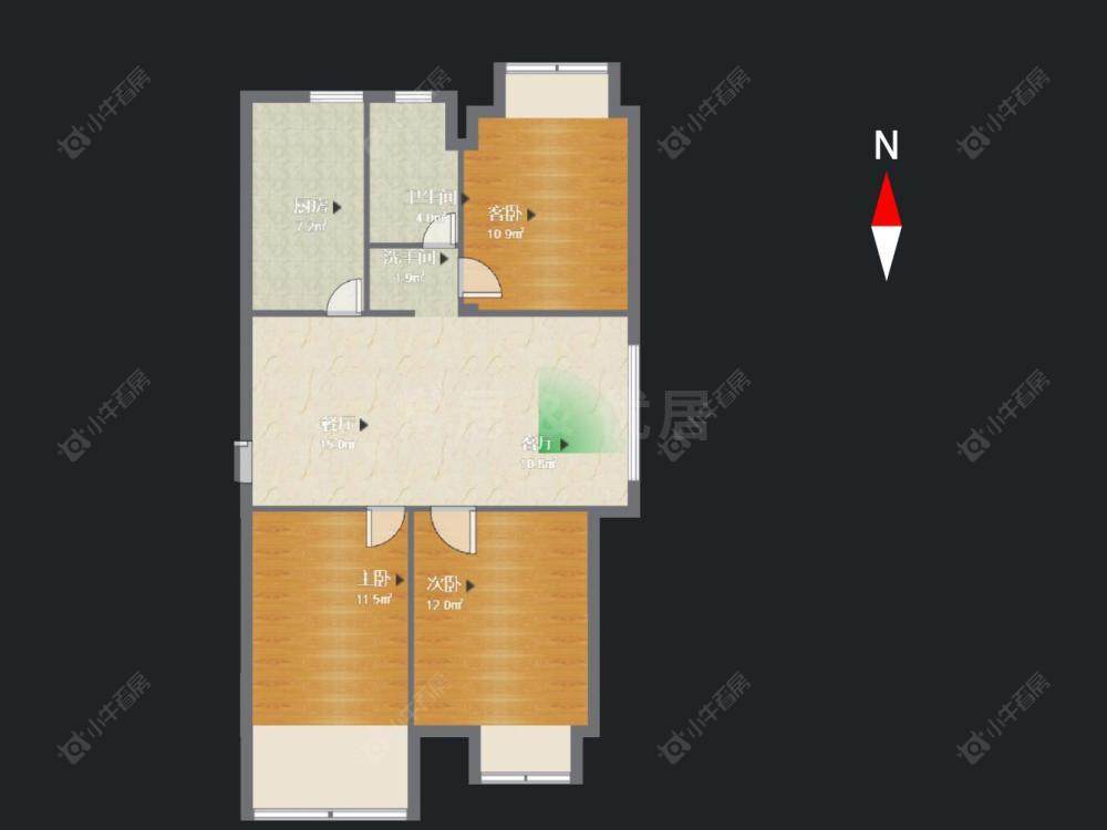 常州祥龙苑在售二手房房源户型图_小牛看房