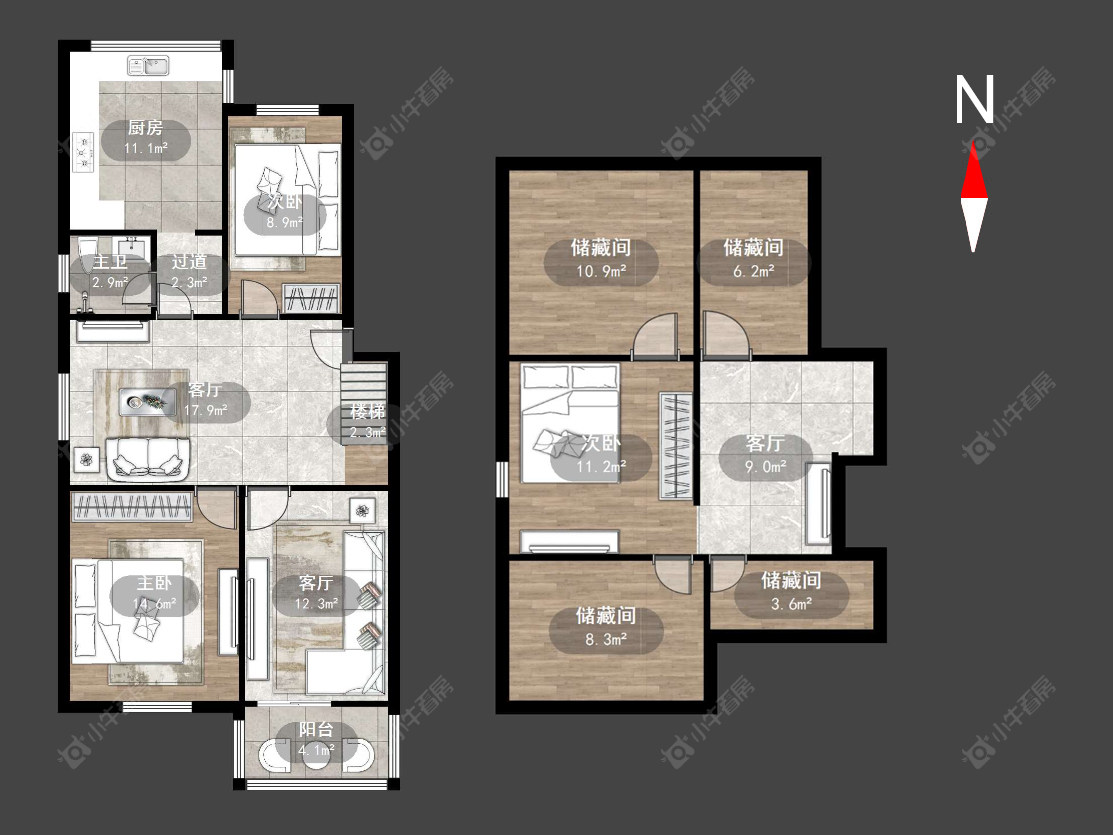 丽华三村南开小区房源户型图 常州丽华三村南开小区在售二手房源户型图_小牛看房