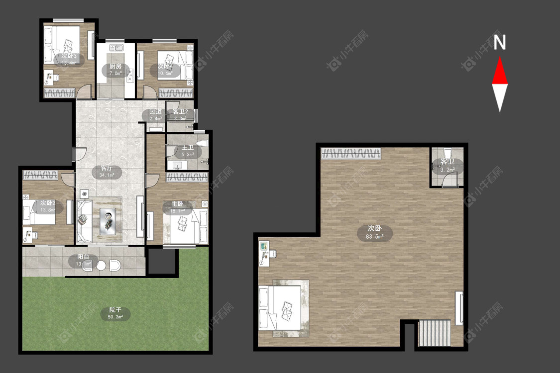 常州随园金麟府在售二手房源户型图_小牛看房