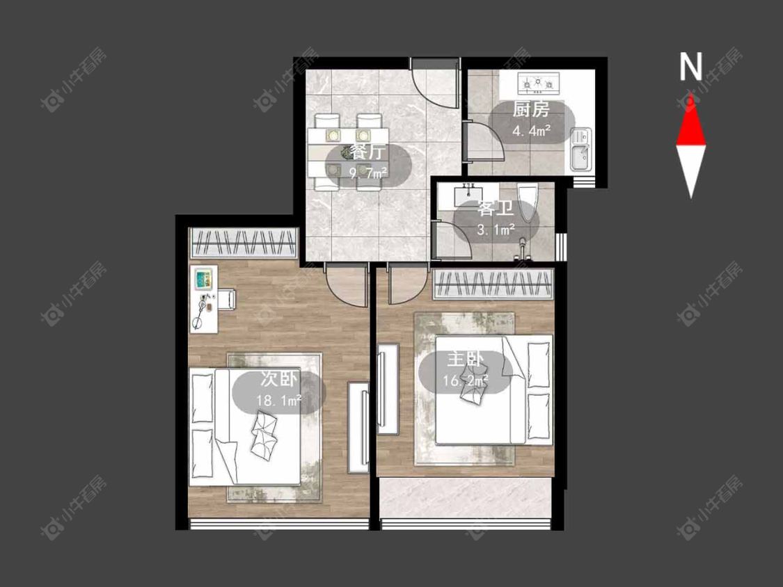 丰乐尚都房源户型图 常州丰乐尚都在售二手房源户型图_小牛看房