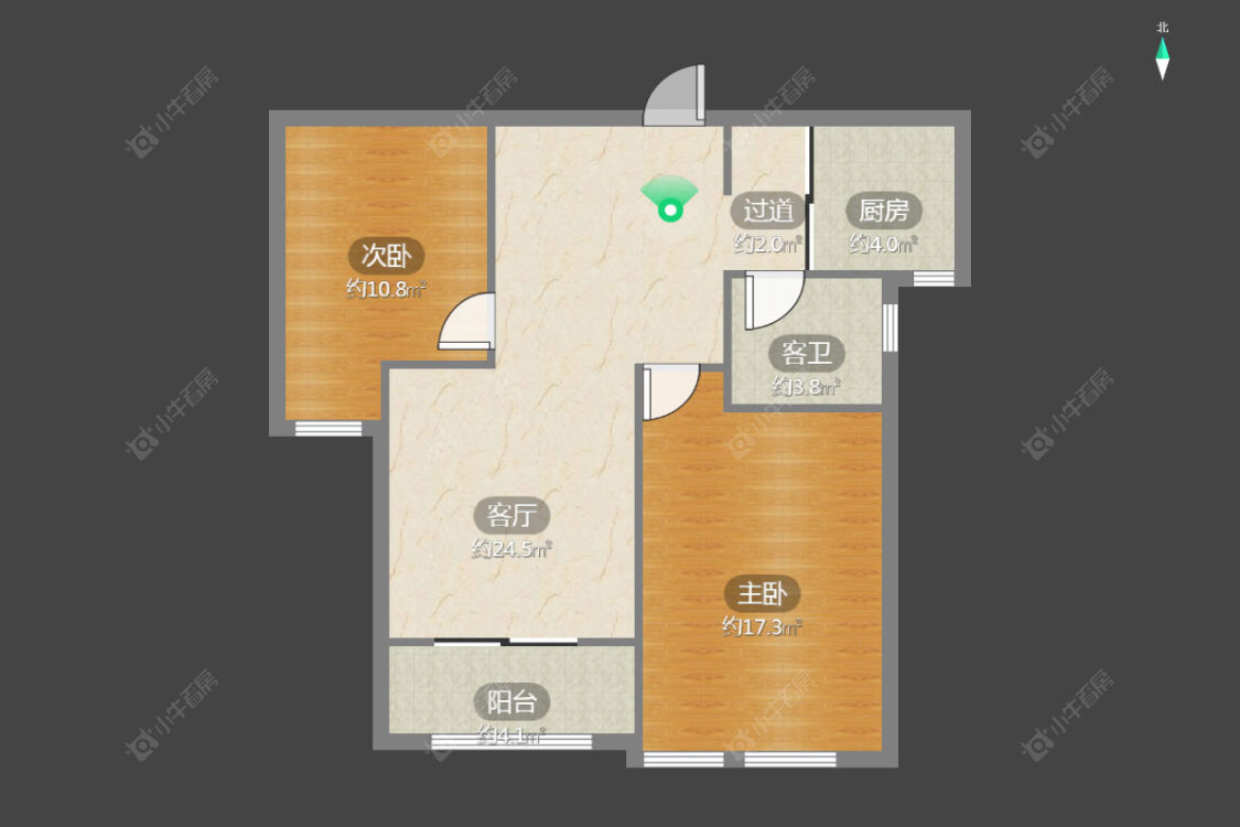 常州新乐花园在售二手房源户型图_小牛看房