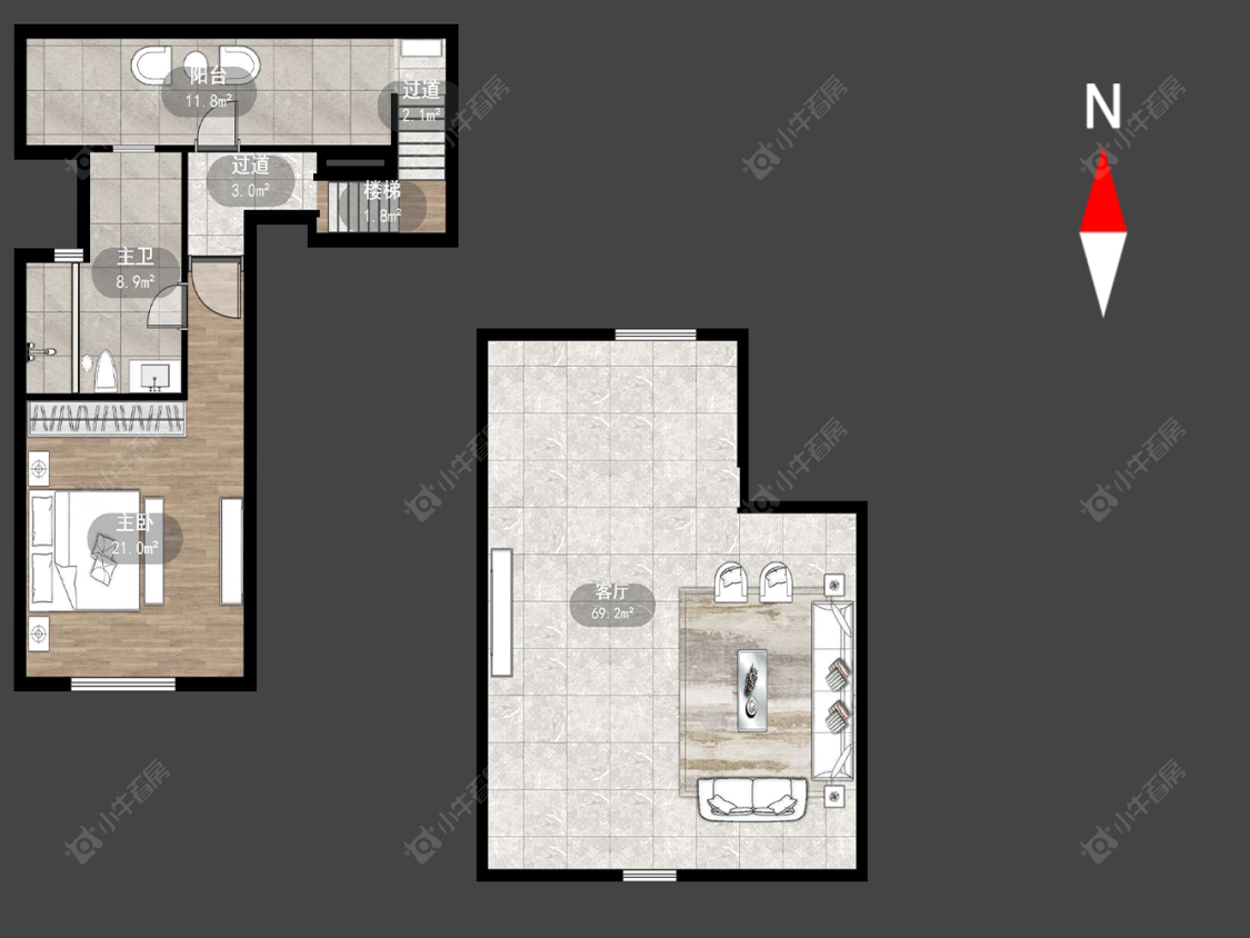 常州雅居乐常乐府在售二手房源户型图_小牛看房